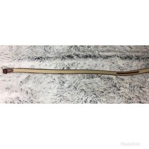 Tan & Brown Leather Casual Belt